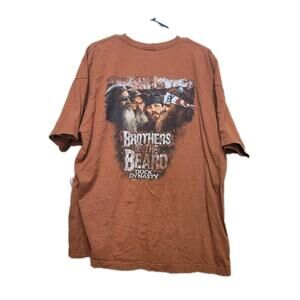 Duck Dynasty T Shirt Brothers Of The Beard Double-sided Print Mens 2XL